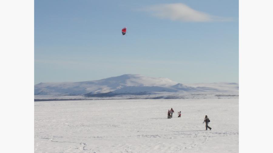 Drakflygning på Flatruet (foto: O Moltkesson)